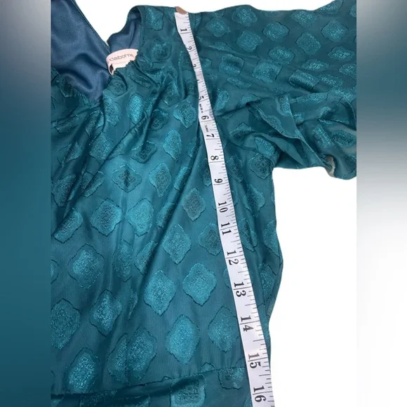 Liz Claiborne Teal Midi Dress size 8 - Picture 7 of 12